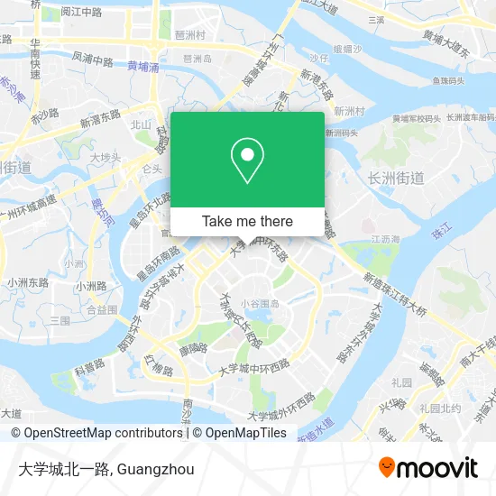 大学城北一路 map