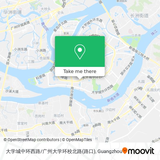 大学城中环西路/广州大学环校北路(路口) map
