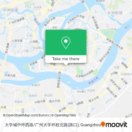 大学城中环西路/广州大学环校北路(路口) map