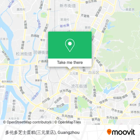 多伦多芝士蛋糕(三元里店) map