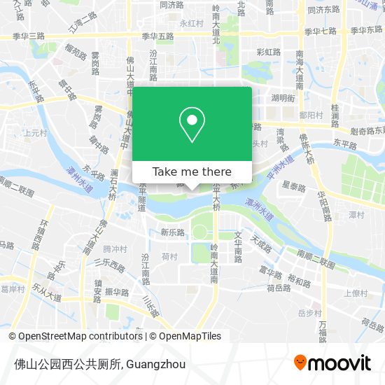 佛山公园西公共厕所 map
