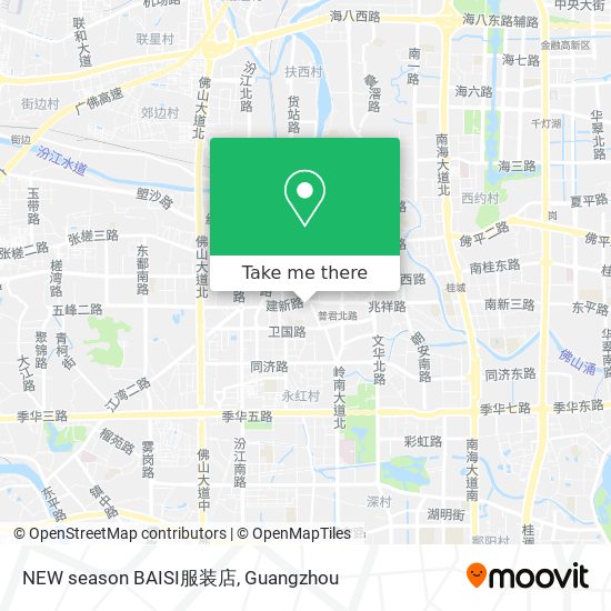NEW season BAISI服装店 map