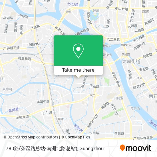 780路(茶滘路总站-南洲北路总站) map