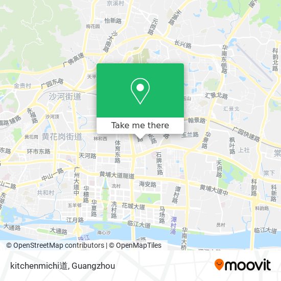 kitchenmichi道 map