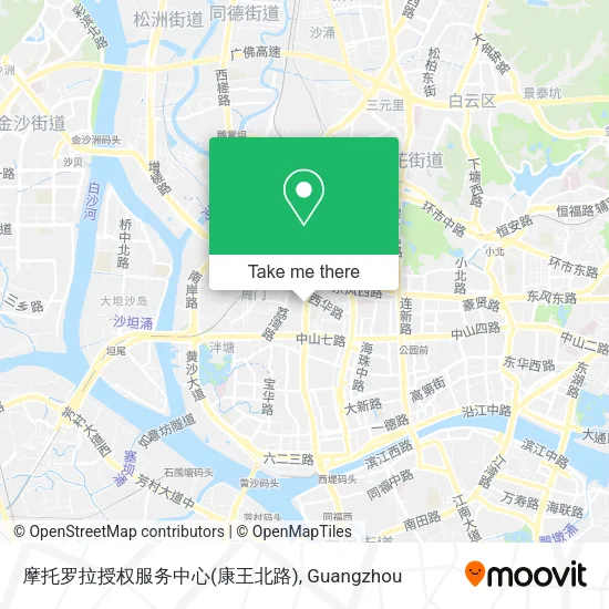 摩托罗拉授权服务中心(康王北路) map
