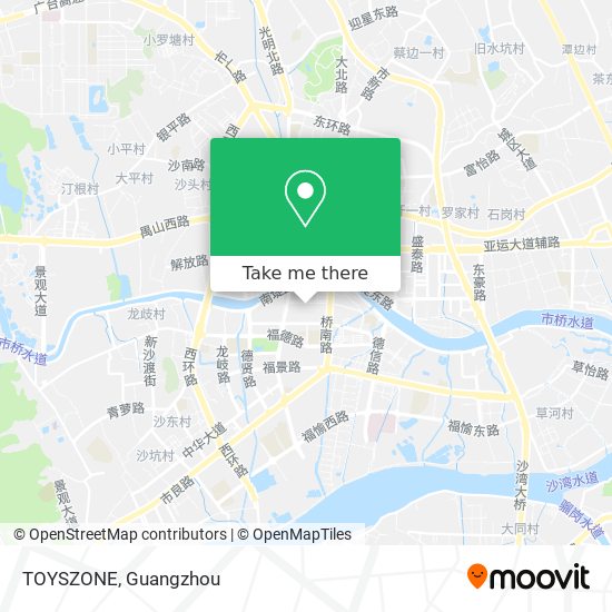 TOYSZONE map