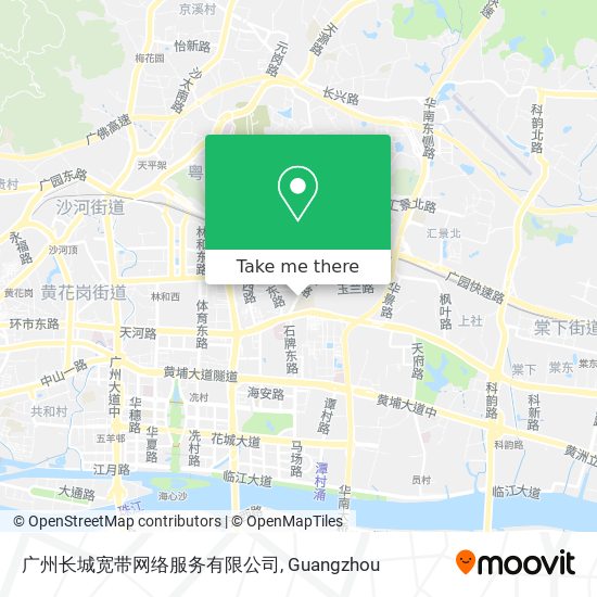 广州长城宽带网络服务有限公司 map