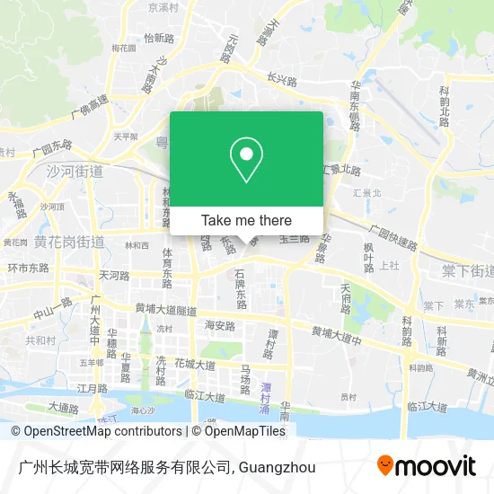 广州长城宽带网络服务有限公司 map