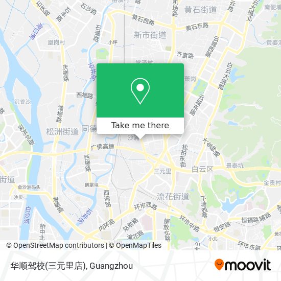 华顺驾校(三元里店) map