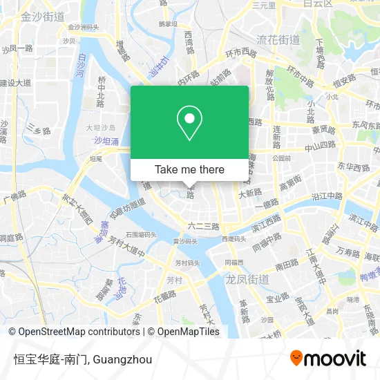 恒宝华庭-南门 map