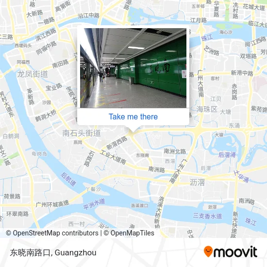 东晓南路口 map