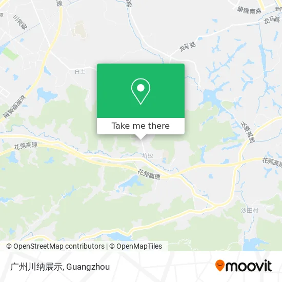 广州川纳展示 map