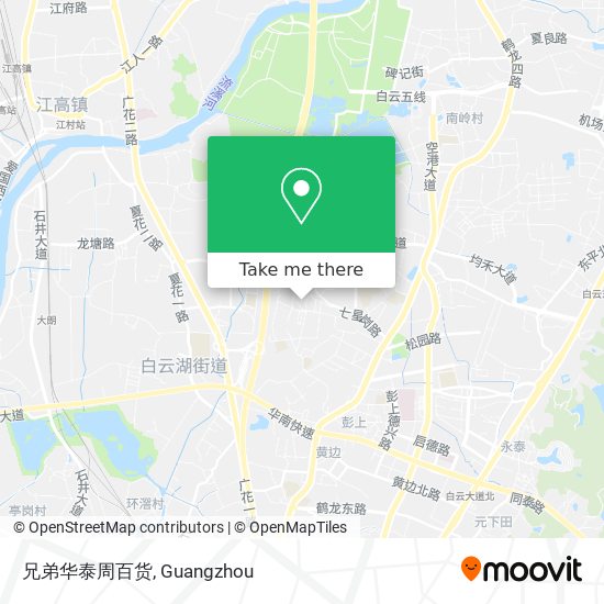 兄弟华泰周百货 map