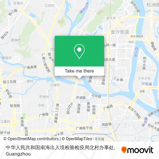 中华人民共和国南海出入境检验检疫局北村办事处 map