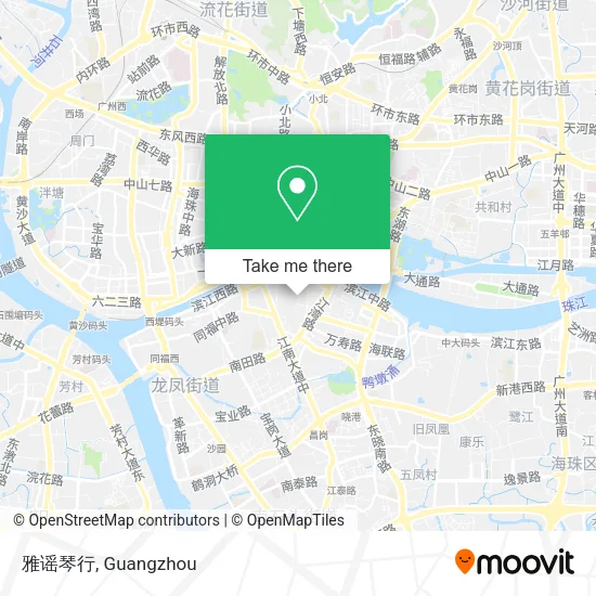 雅谣琴行 map