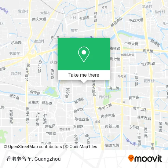 香港老爷车 map