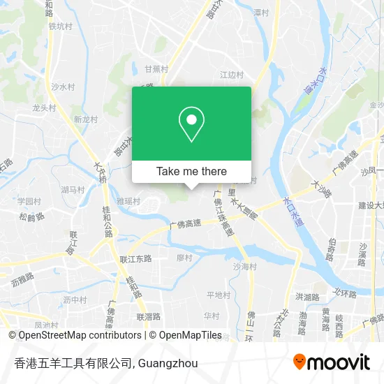 香港五羊工具有限公司 map