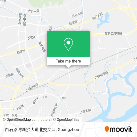 白石路与新沙大道北交叉口 map