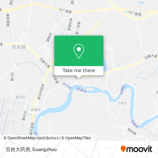 百姓大药房 map