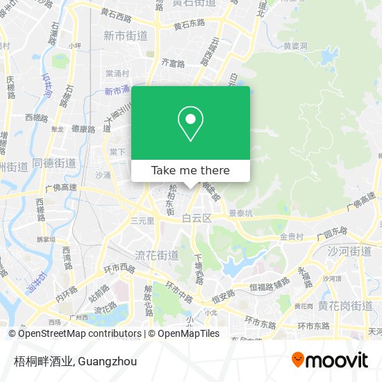梧桐畔酒业 map