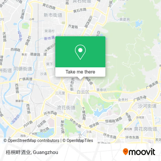梧桐畔酒业 map