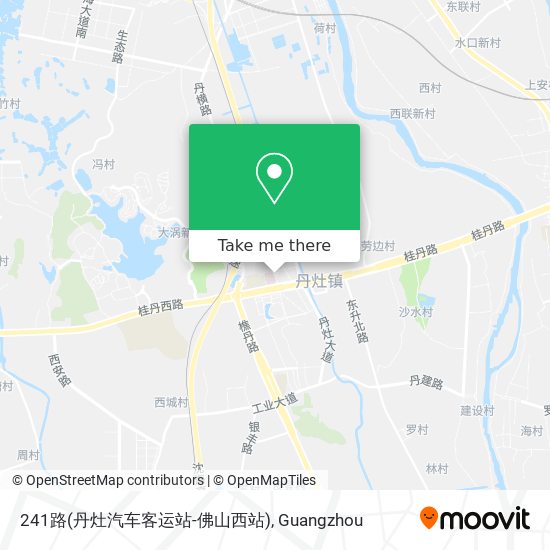 241路(丹灶汽车客运站-佛山西站) map