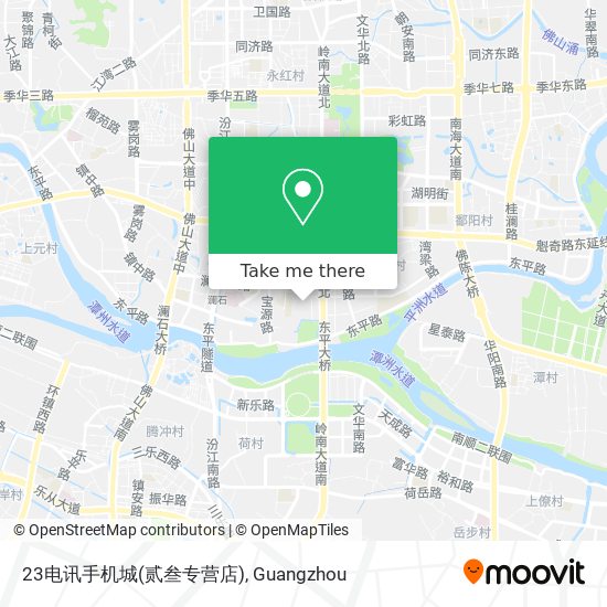23电讯手机城(贰叁专营店) map