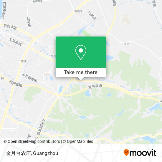 金月台农庄 map