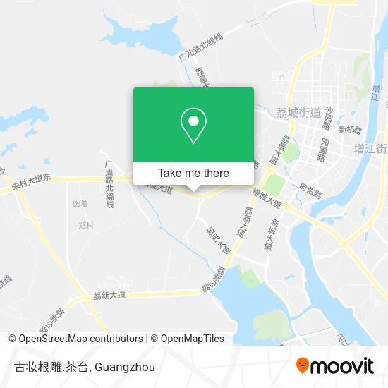 古妆根雕.茶台 map