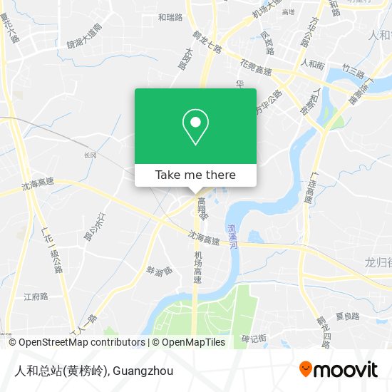 人和总站(黄榜岭) map
