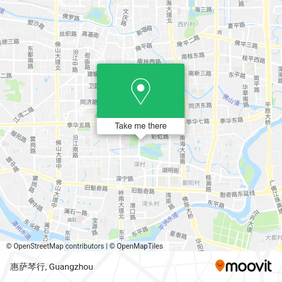 惠萨琴行 map