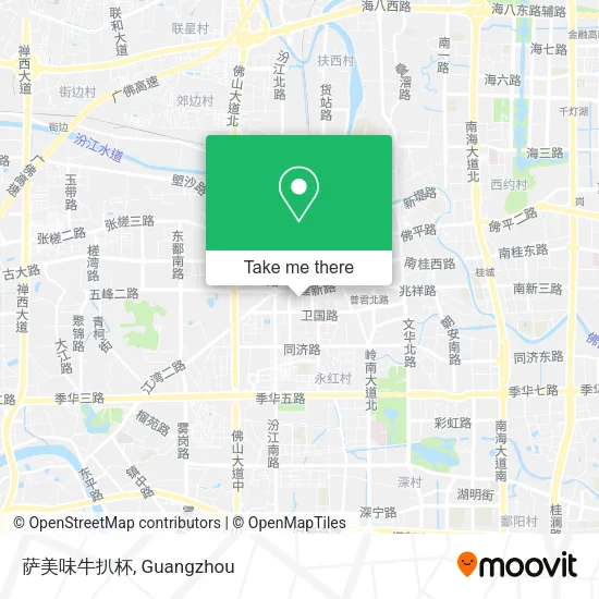 萨美味牛扒杯 map