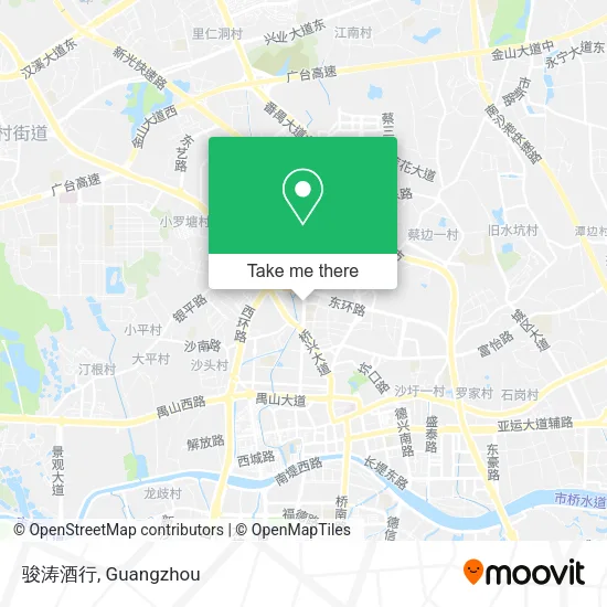 骏涛酒行 map