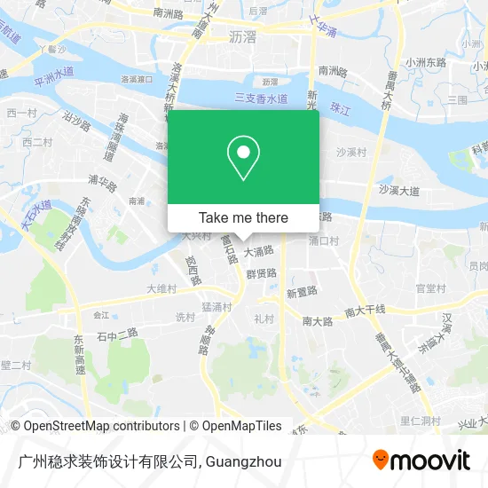 广州稳求装饰设计有限公司 map