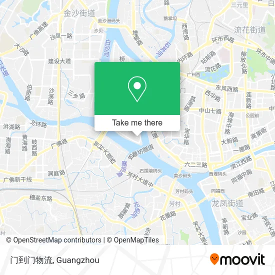 门到门物流 map