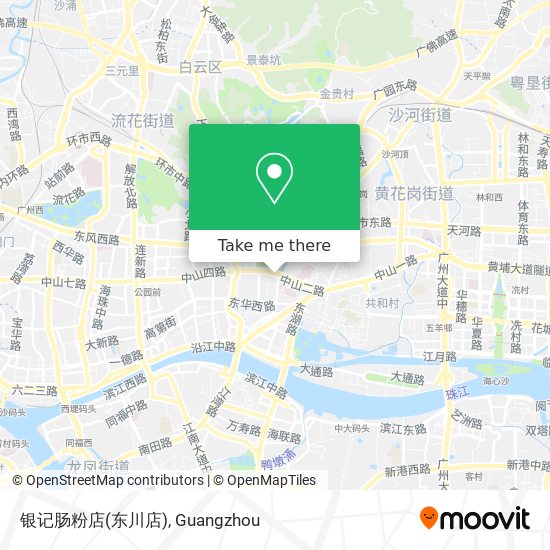 银记肠粉店(东川店) map