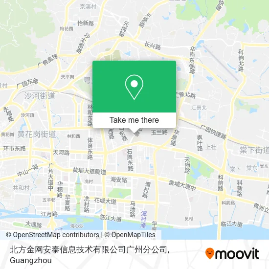北方金网安泰信息技术有限公司广州分公司 map