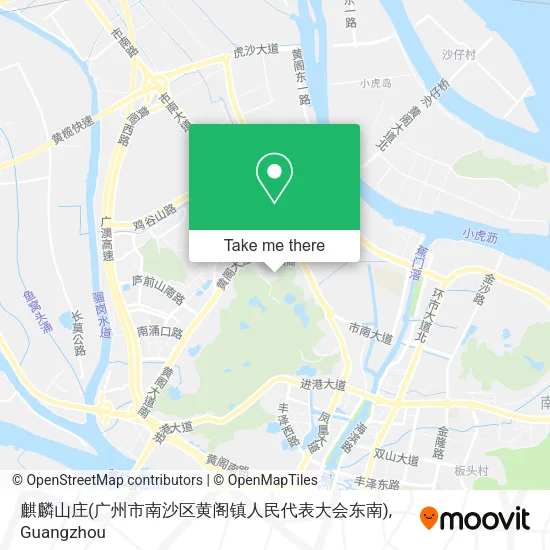 麒麟山庄(广州市南沙区黄阁镇人民代表大会东南) map