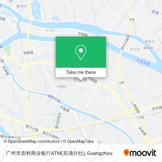 广州市农村商业银行ATM(东涌分社) map