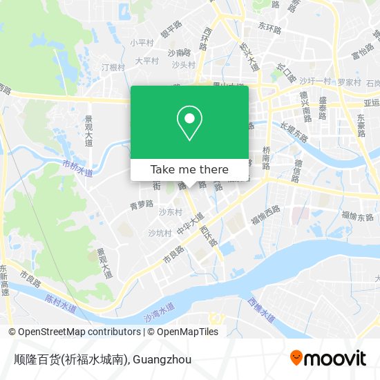 顺隆百货(祈福水城南) map