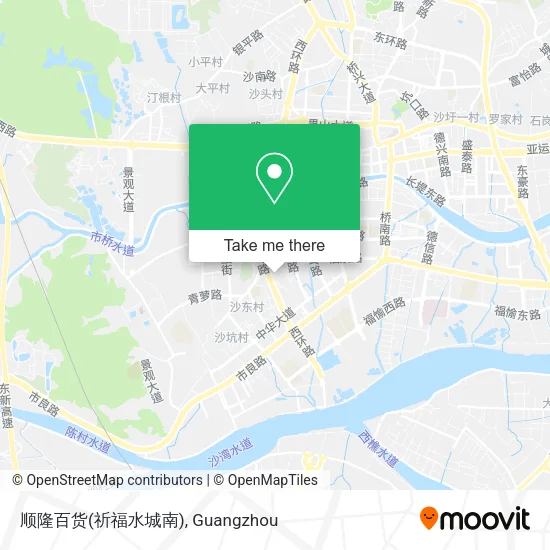 顺隆百货(祈福水城南) map