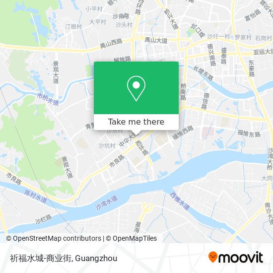 祈福水城-商业街 map