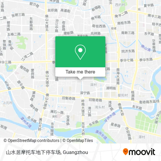 山水居摩托车地下停车场 map