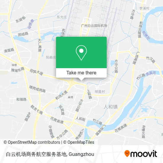 白云机场商务航空服务基地 map