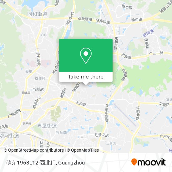 萌芽1968L12-西北门 map