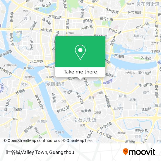 叶谷城Valley Town map
