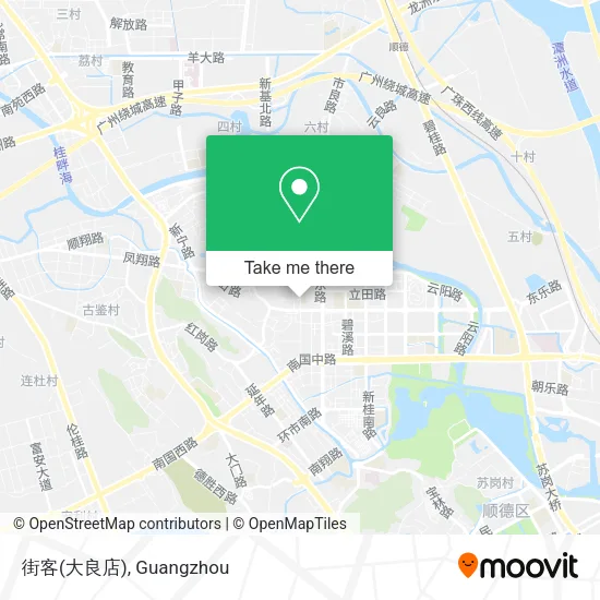 街客(大良店) map