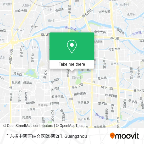 广东省中西医结合医院-西2门 map