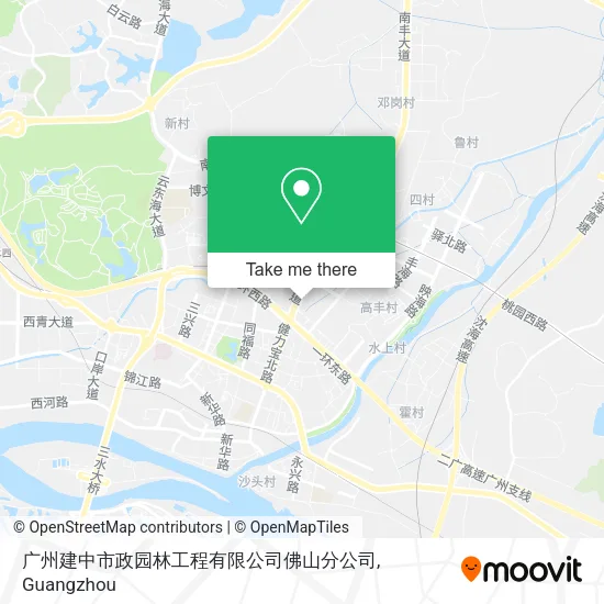 广州建中市政园林工程有限公司佛山分公司 map