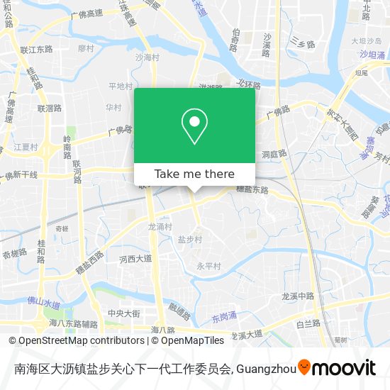 南海区大沥镇盐步关心下一代工作委员会 map